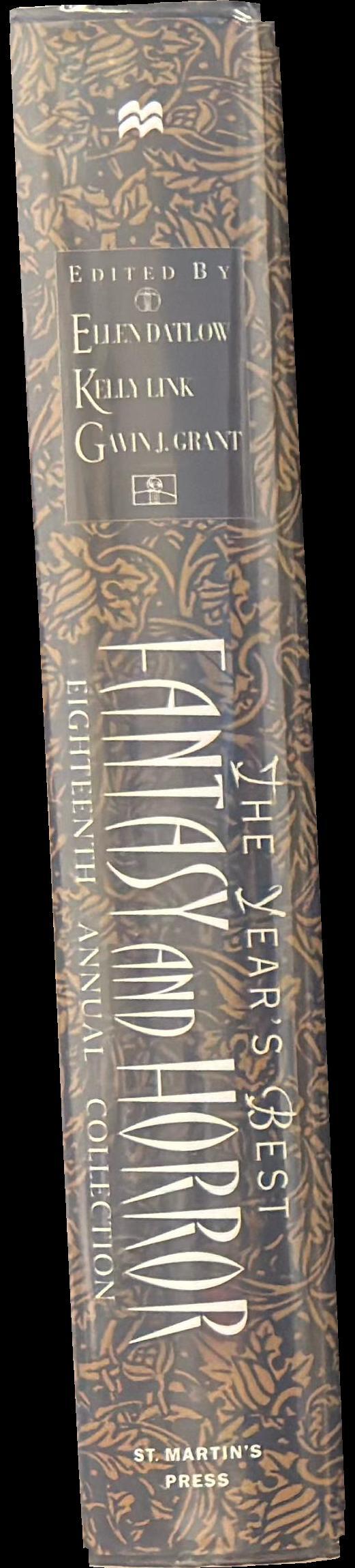 The year's best fantasy and horror : eighteenth annual collection spine
