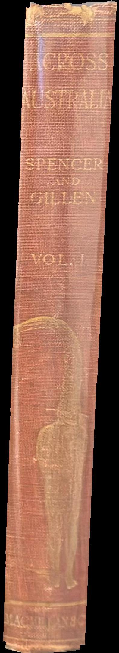 Across Australia, vol. I spine