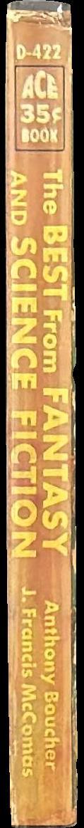 The best from fantasy and science fiction : third series spine
