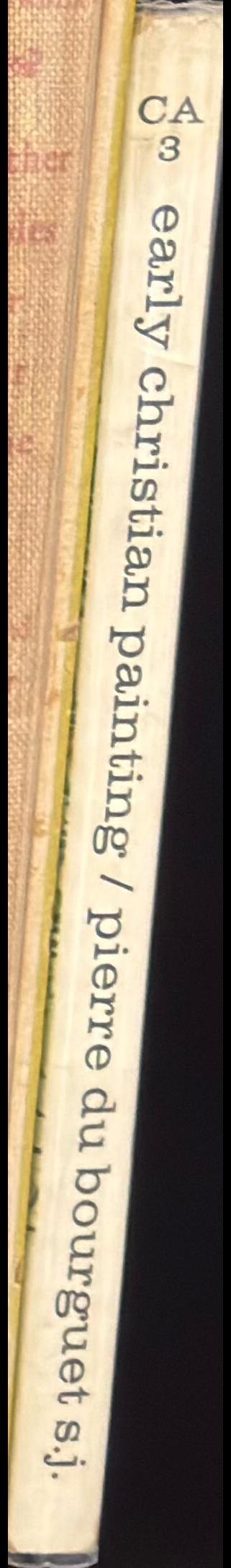 Early Christian painting spine