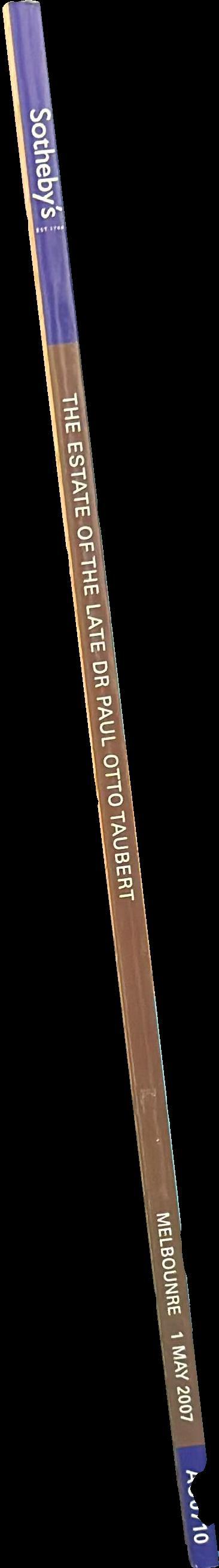The Estate of the late Dr Paul Otto Taubert : Melbourne Tuesday May 1, 2007 at 6.30 pm spine