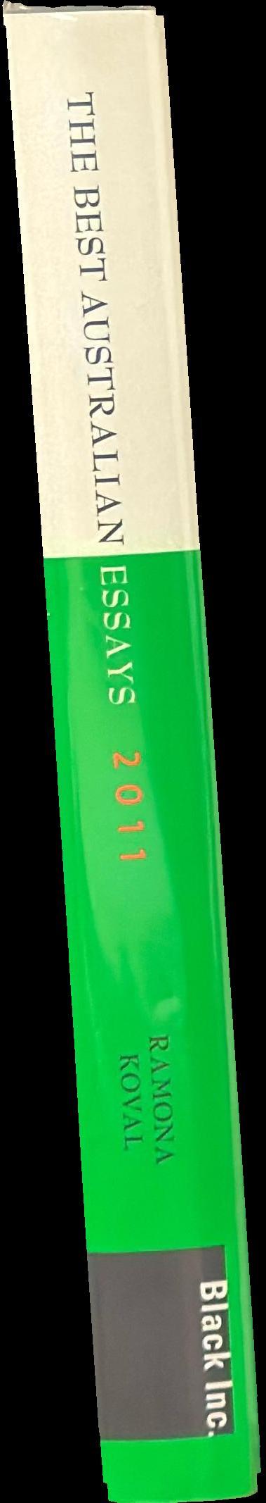 The best Australian essays 2011 spine