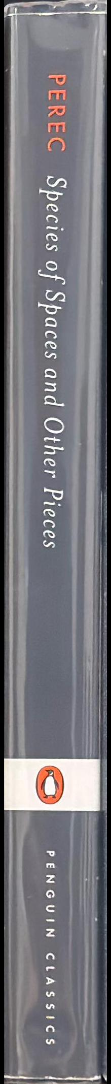 Species of spaces and other pieces spine