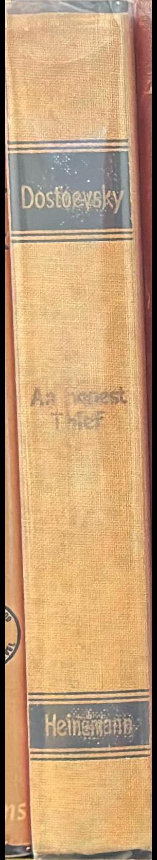 An honest thief and other stories spine