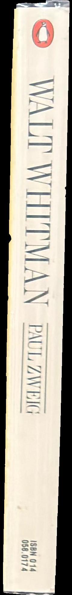 Walt Whitman : the making of a poet spine