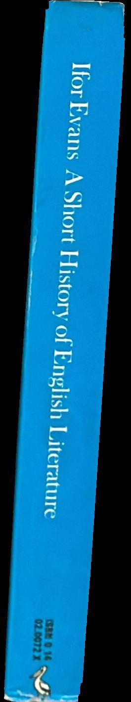 A short history of English literature spine