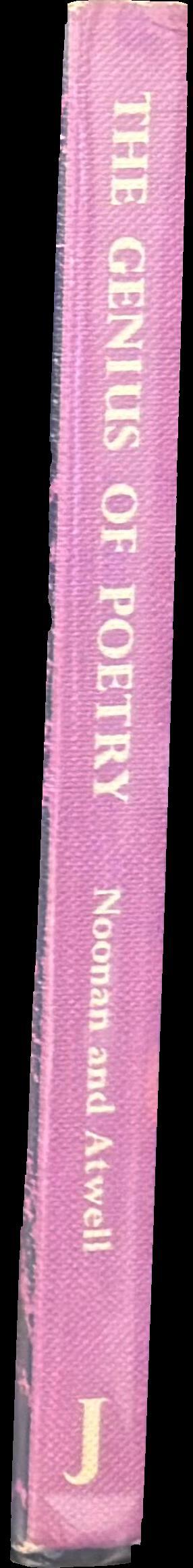 The genius of poetry spine