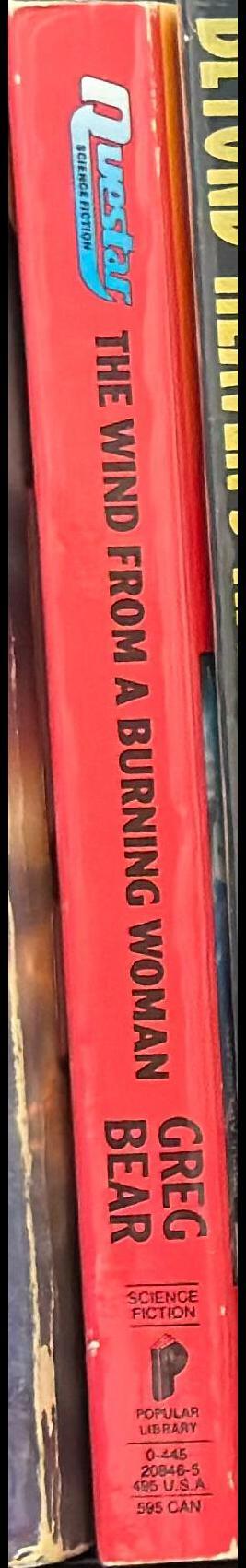The wind from a burning woman : six stories of science fiction spine