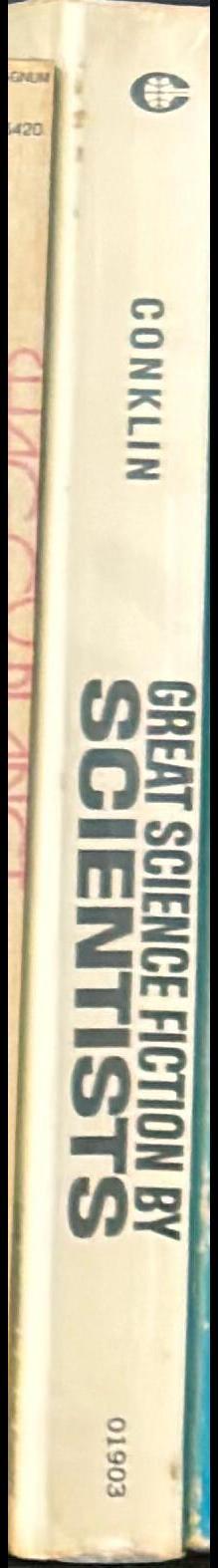 Great science fiction by scientists spine