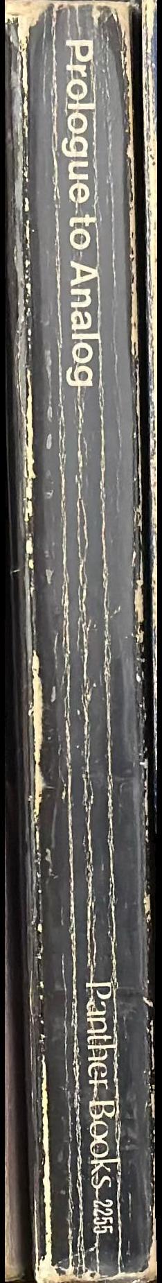 Prologue to Analog spine
