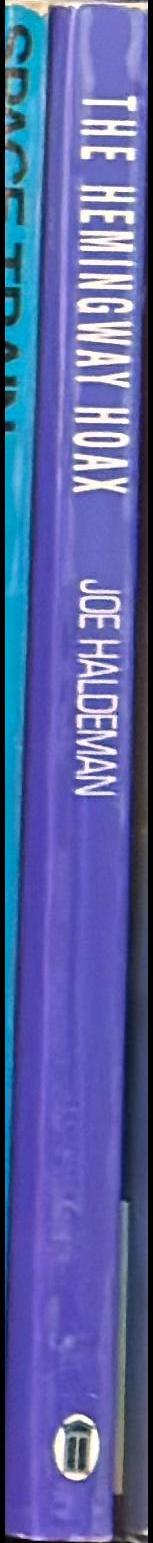 The Hemingway hoax / Joe Haldeman spine