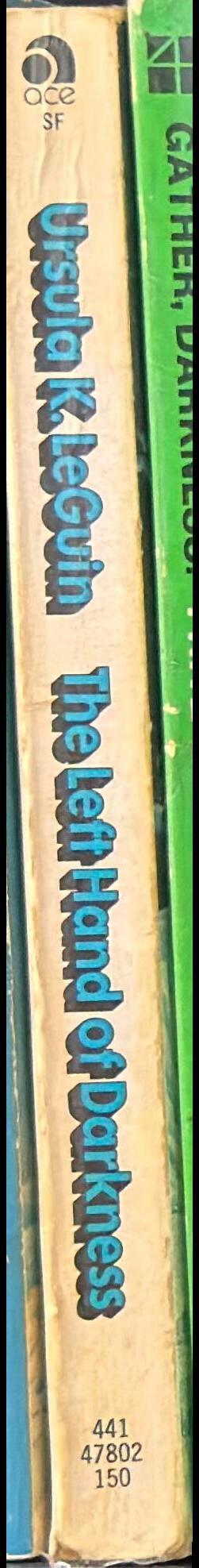 The left hand of darkness / by Ursula K. LeGuin spine