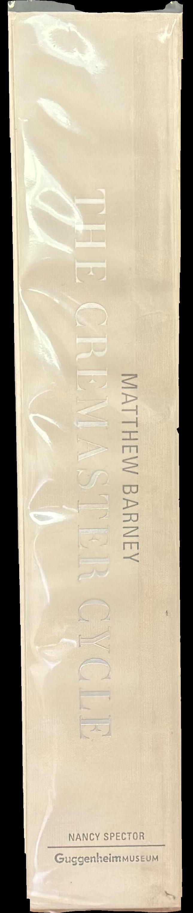 Matthew Barney : The Cremaster cycle spine