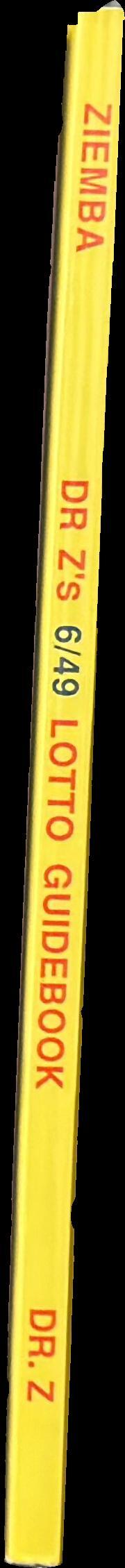 Dr Z's 6/49 lotto guidebook spine