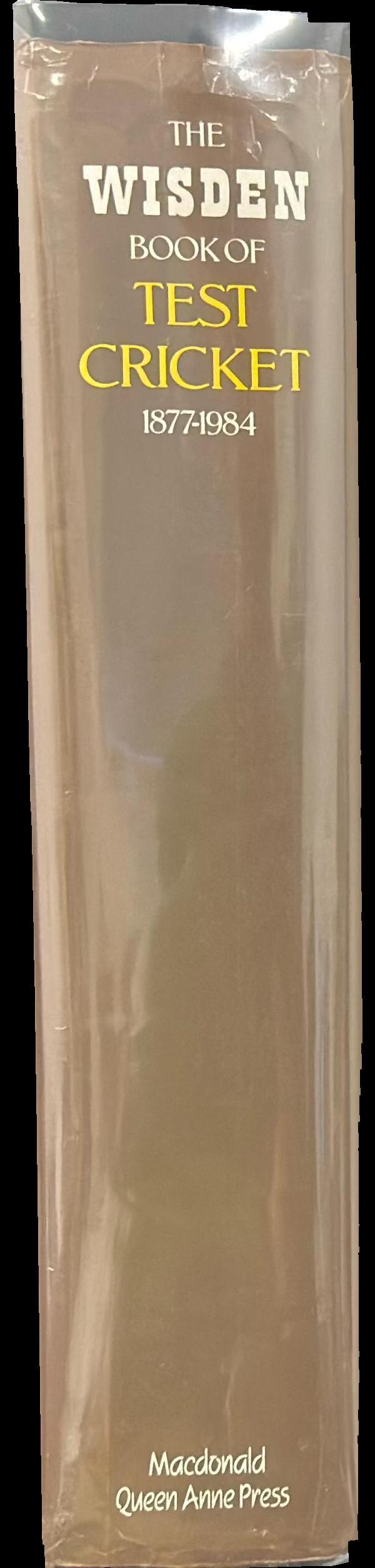 The Wisden book of test cricket 1877-1984 spine
