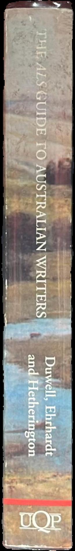 The ALS guide to Australian writers : a bibliography 1963-1995 spine