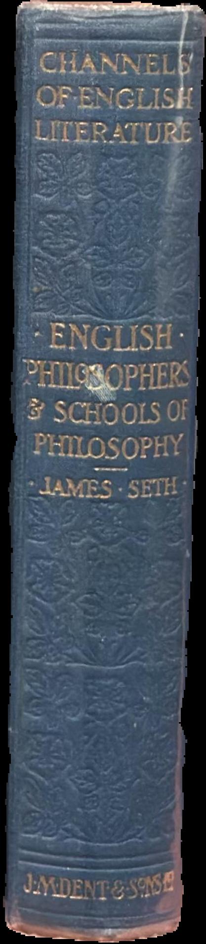 English philosophers and schools of philosophy / James Seth spine