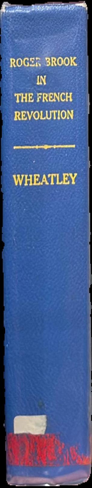 Roger Brook in the French Revolution spine
