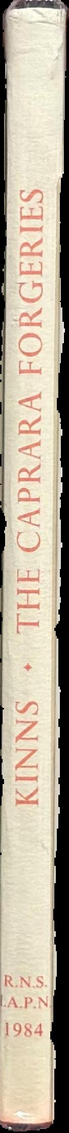 The Caprara forgeries spine