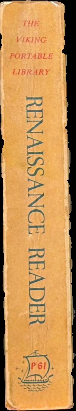 The portable Renaissance reader / edited, and with an introduction, by James Bruce Ross ; and Mary Martin McLaughlin spine