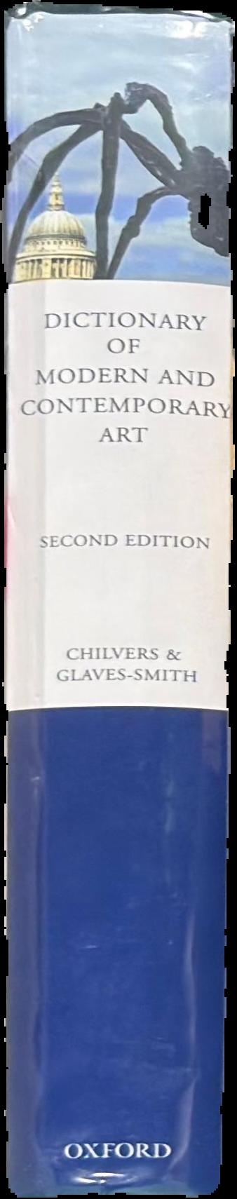 A dictionary of modern and contemporary art spine