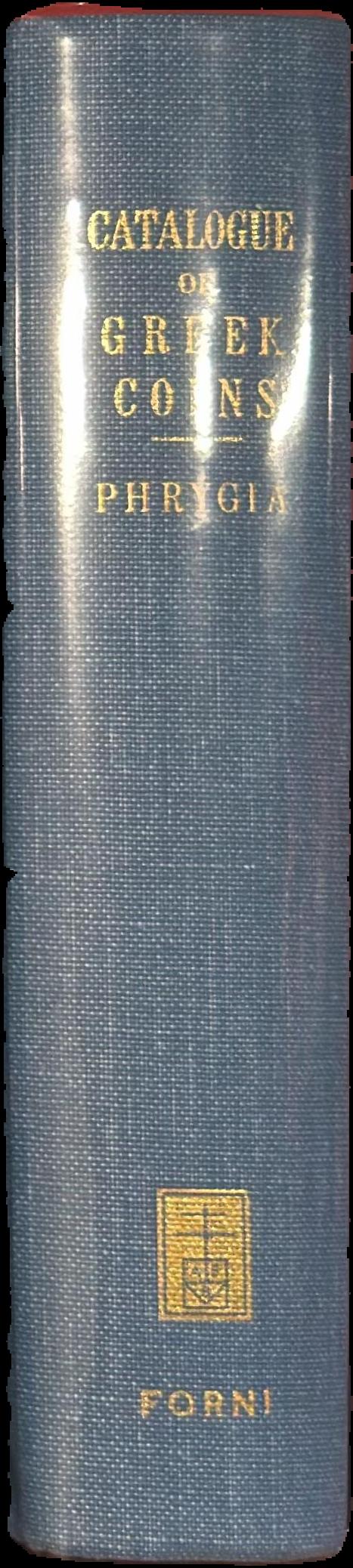 Catalogue of the Greek coins of Phyrgia spine