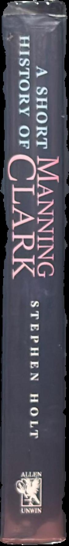 A short history of Manning Clark spine