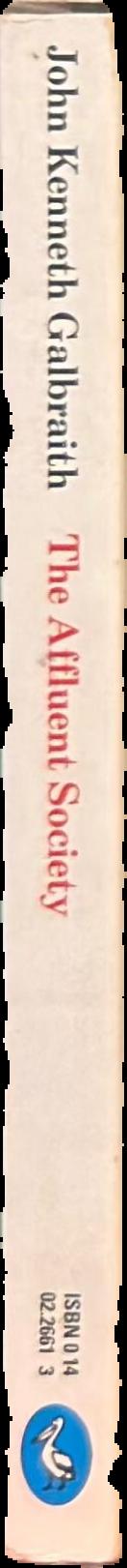 The affluent society spine