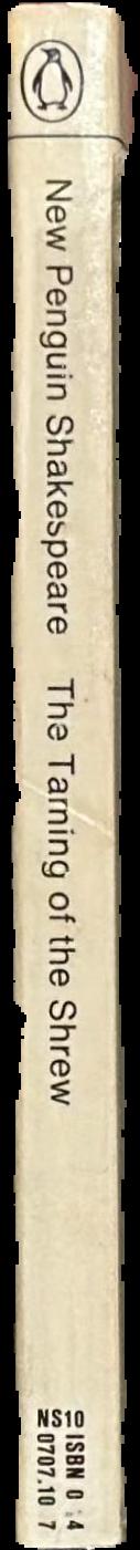 The taming of the shrew spine