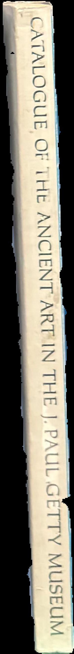 Catalogue of the ancient art in the J. Paul Getty Museum : the larger statuary, wall paintings and mosaics spine