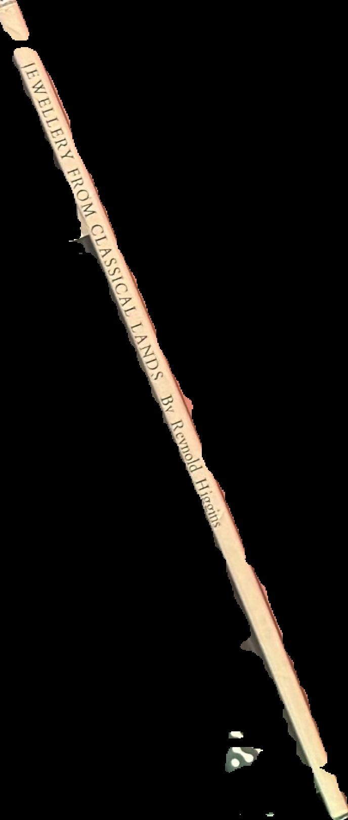 Jewellery from classical lands / Reynold Higgins spine