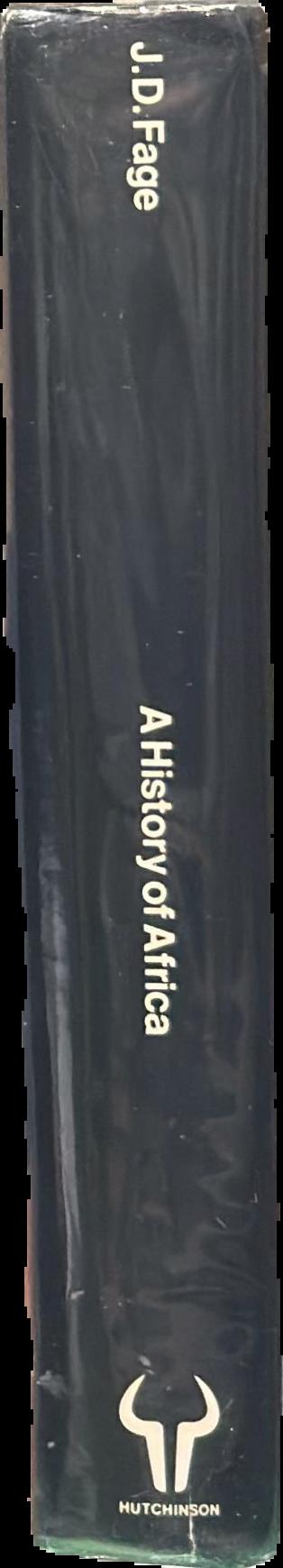 A history of Africa / J. D. Fage spine