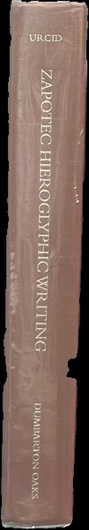 Zapotec hieroglyphic writing / Javier Urcid Serrano spine
