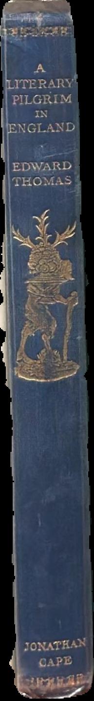 A literary pilgrim in England spine