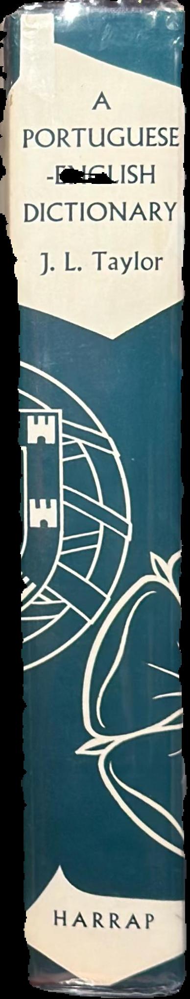 A Portuguese-English dictionary revised spine