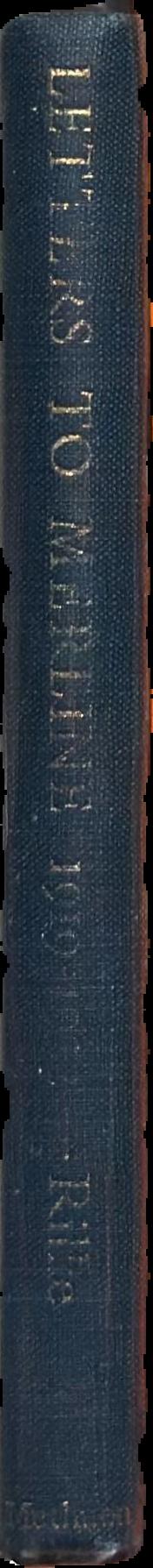 Letters to Benvenuta spine