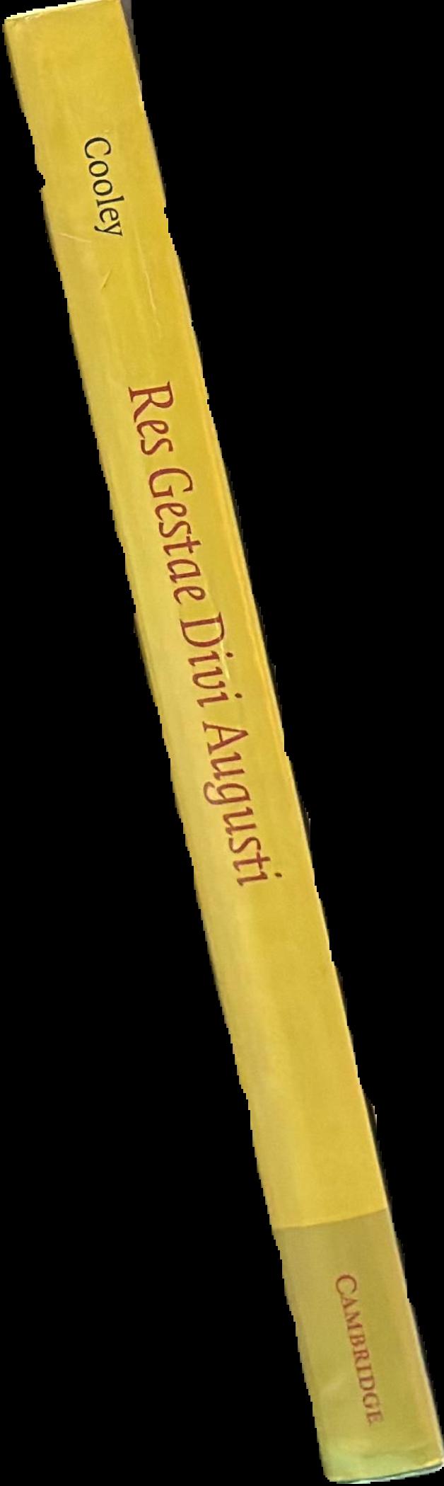 Res Gestae Divi Augusti : text, translation and commentary spine