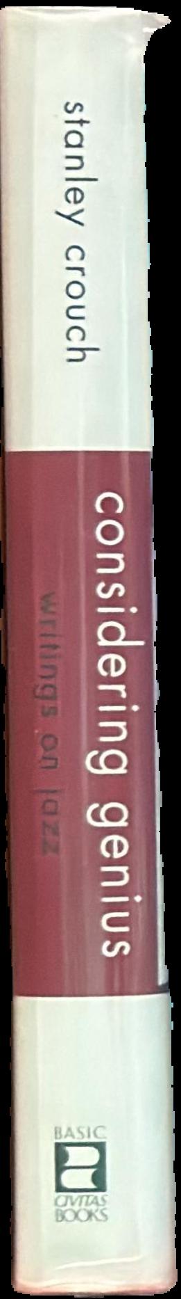 Considering genius : writings on jazz spine
