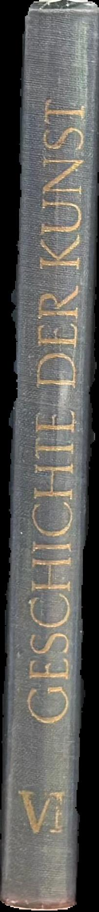 Geschichte der kunst : an ihren meisterweken dargestellt : band VI : das neunzehnte jahrhundert : von Louis David bis van Gogh, Baumeister, Bildhauer, Maler : buch IX spine