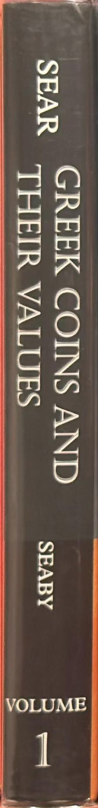 Greek coins and their values : volume I Europe spine