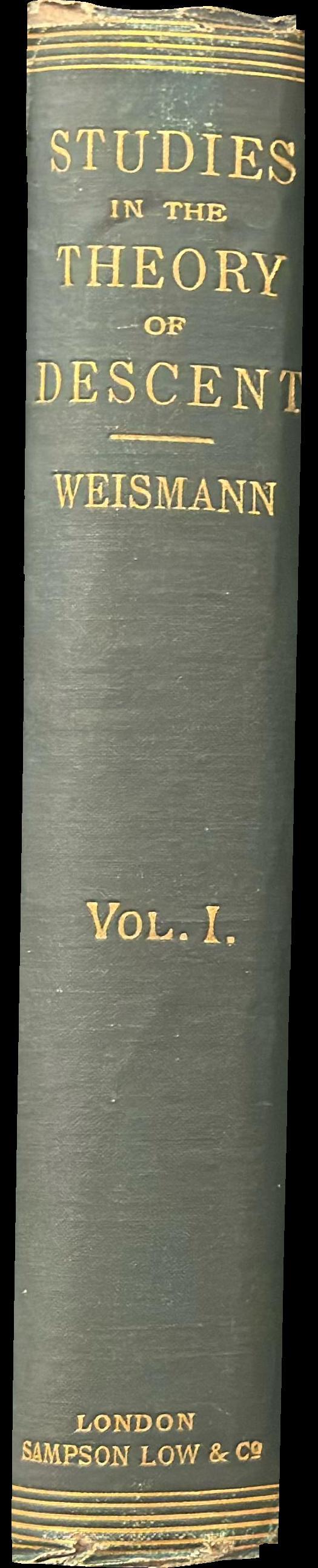 Studies in the theory of descent : volume I spine
