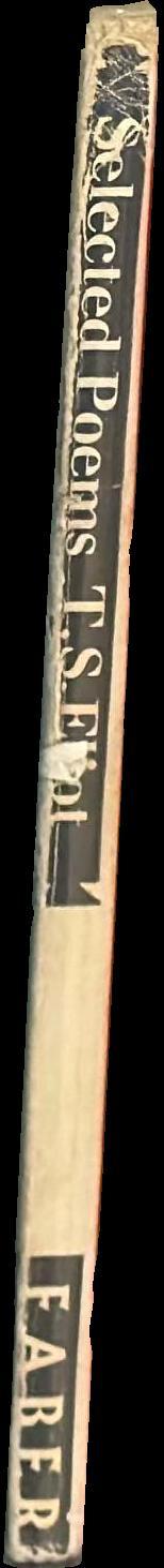 Selected poems spine