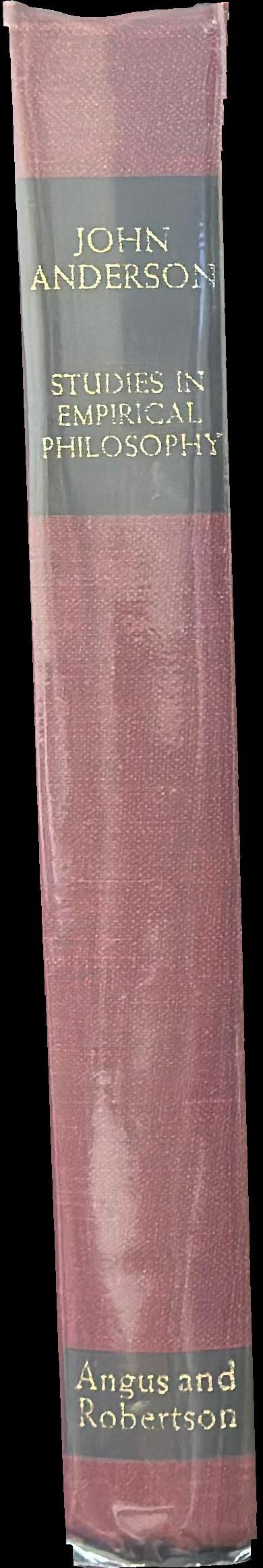 Studies in empirical philosophy spine