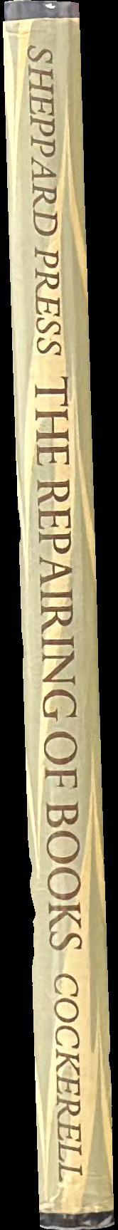 The repairing of books spine