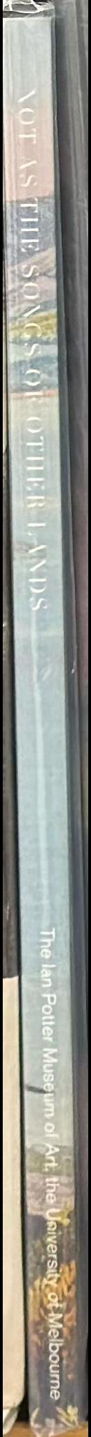 Not as the songs of other lands : 19th century Australian and American landscape painting spine