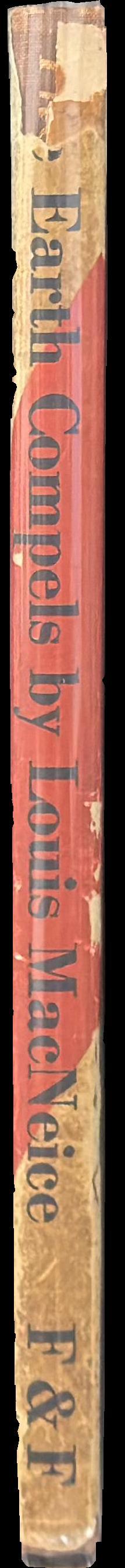 The earth compels : poems spine