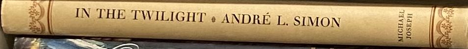 In the twilight / André L. Simon spine