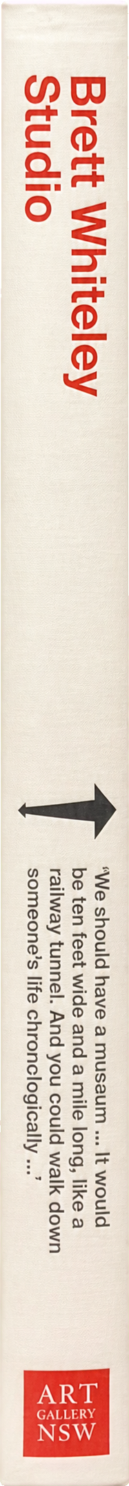 Brett Whiteley Studio spine