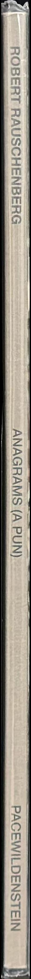 Rauschenberg : anagrams (a pun) spine