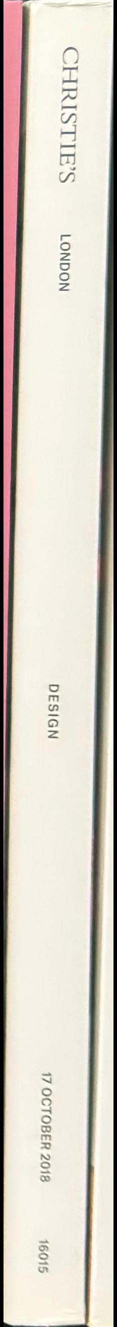 Design : Wednesday 17 October 2018 / Christie's spine